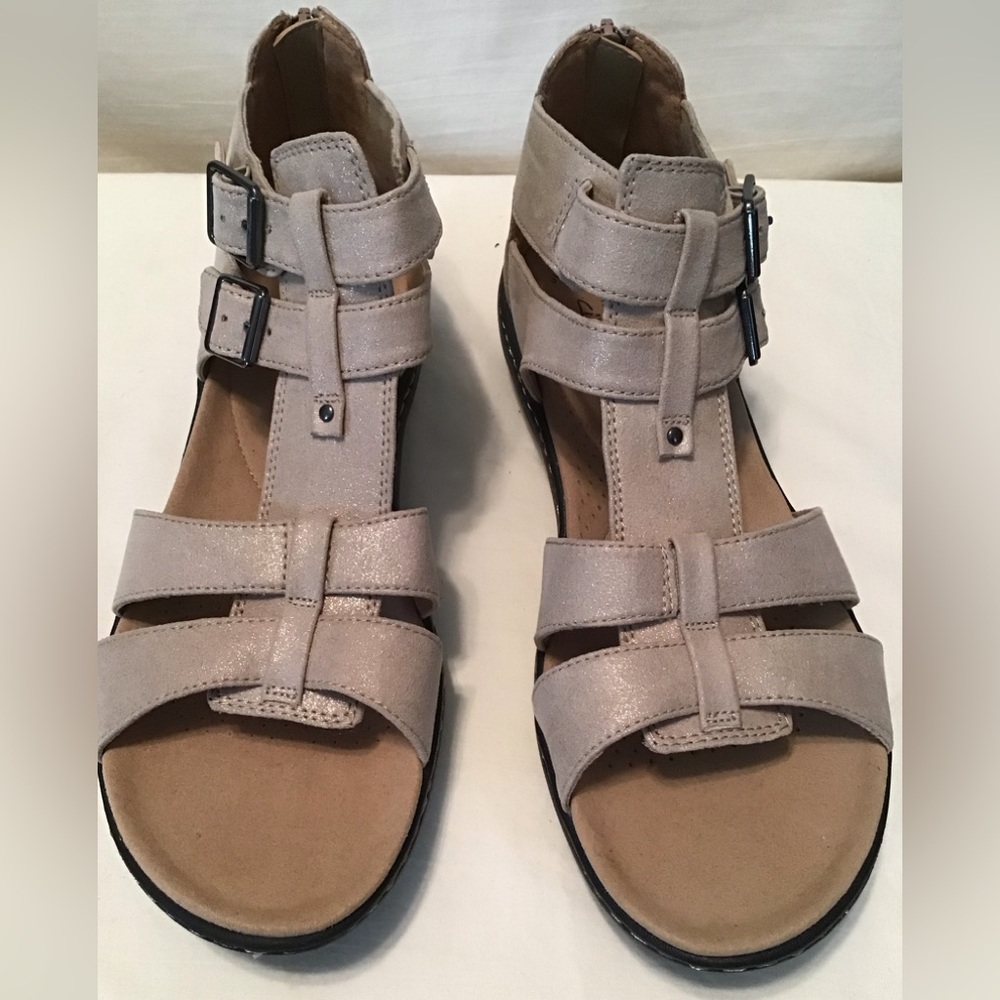 Clarks Laurieann Remi Gladiator back zip open toe sandal.LNC - Picture 2 of 6
